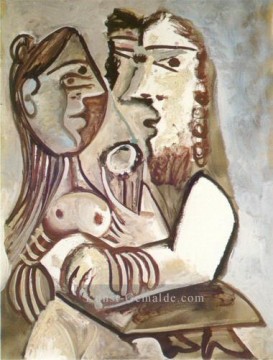 young woman with a letter Ölbilder verkaufen - Man et Woman 1971 Kubismus Pablo Picasso